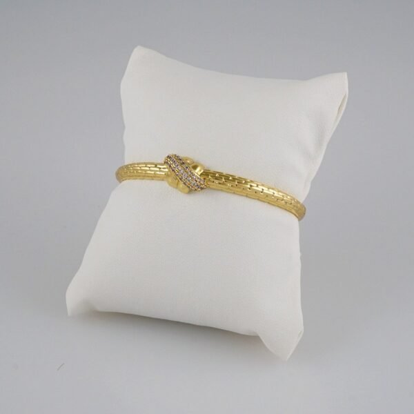 Bangles Woman/ Pulsos Dama/  Zircon Stone/  14K Real Color// P00165