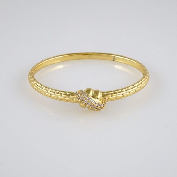 Bangles Woman/ Pulsos Dama/  Zircon Stone/  14K Real Color// P00165 - Image 2