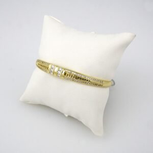 Bangles Woman/ Pulsos Dama/  Zircon Stone/ 14K Real Color//P0085
