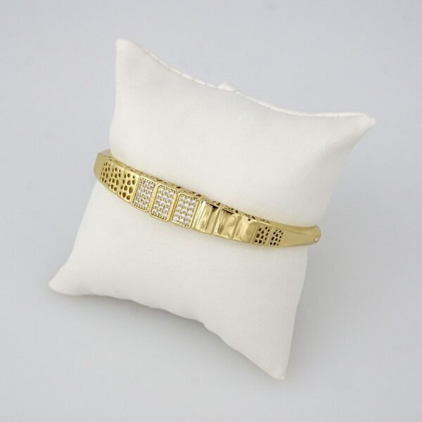 Bangles Woman/ Pulsos Dama/  Zircon Stone/ 14K Real Color//P0087