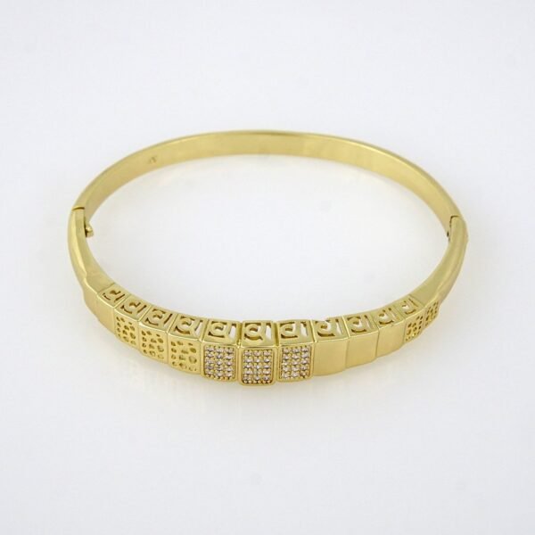 Bangles Woman/ Pulsos Dama/  Zircon Stone/ 14K Real Color//P0087 - Image 2