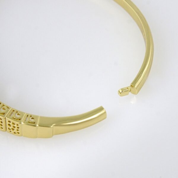 Bangles Woman/ Pulsos Dama/  Zircon Stone/ 14K Real Color//P0087 - Image 3