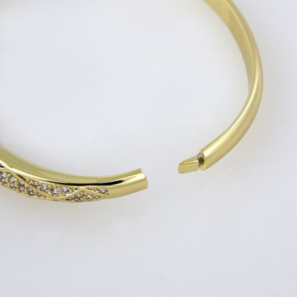 Bangles Woman/ Pulsos Dama/ Zircon Stone/14K Real Color//P0088 - Image 3