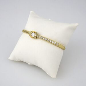 Bangles Woman/ Pulsos Dama/  Zircon Stone/ 14K Real Color//P0090