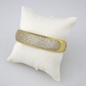 Bangles Woman/ Pulsos Dama/  Zircon Stone/ 14K Real Color//P0091