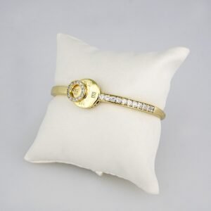 Bangles Woman/ Pulsos Dama/  Zircon Stone/  14K Real Color// P0099