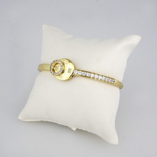 Bangles Woman/ Pulsos Dama/  Zircon Stone/  14K Real Color// P0099