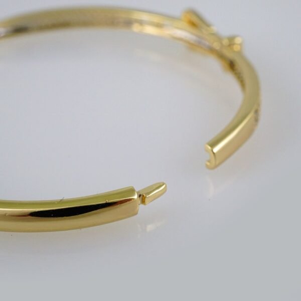 Bangles Women/ Pulsos Dama/ Zircon Stone/ 14K Real Color// P0112 - Image 3