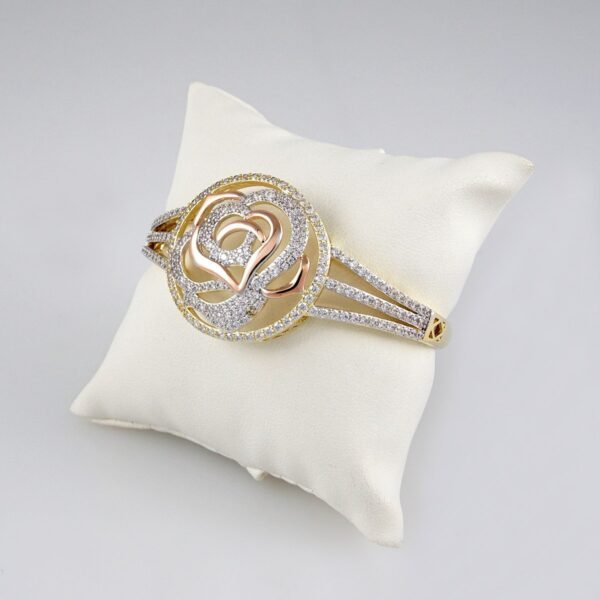 Bangles Woman/ Pulsos Damas/ Zircon Stone/ 14K Real Color// P0119