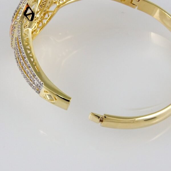 Bangles Woman/ Pulsos Damas/ Zircon Stone/ 14K Real Color// P0119 - Image 3