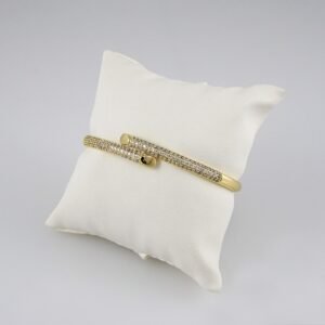 Bangles Woman/ Pulsos Damas/ Zircon Stone/ 14K Real Color// P0120