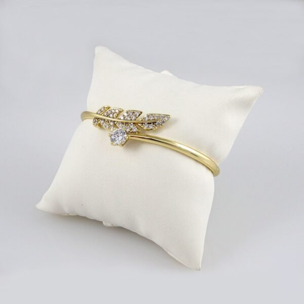 Bangles Woman/ Pulsos Damas/  Zircon Stone/  14K Real Color// P0121