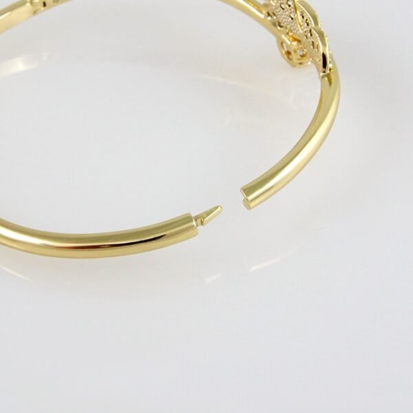 Bangles Woman/ Pulsos Damas/  Zircon Stone/  14K Real Color// P0121 - Image 3