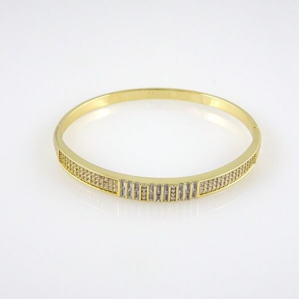 Bangles Woman/ Pulsos Damas/  Zircon Stone/  14K Real Color// P0122 - Image 2