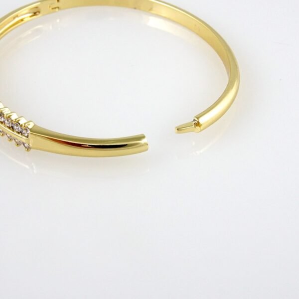 Bangles Woman/ Pulsos Damas/  Zircon Stone/  14K Real Color// P0123 - Image 3