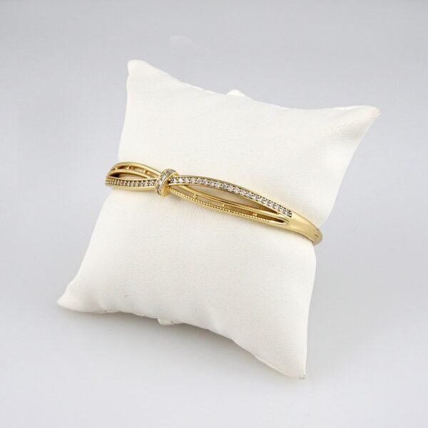 Bangles Woman/ Pulsos Damas/ Zircon Stone/ 14K Real Color// P0124