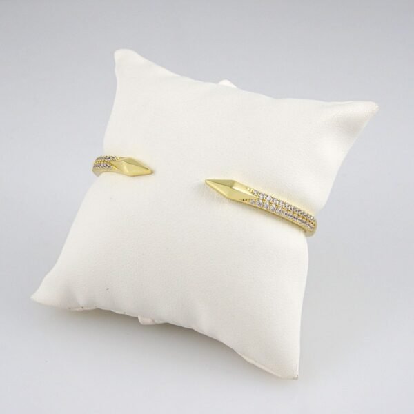 Bangles Woman/ Pulsos Damas/ Zircon Stone/ 14K Real Color// P0127