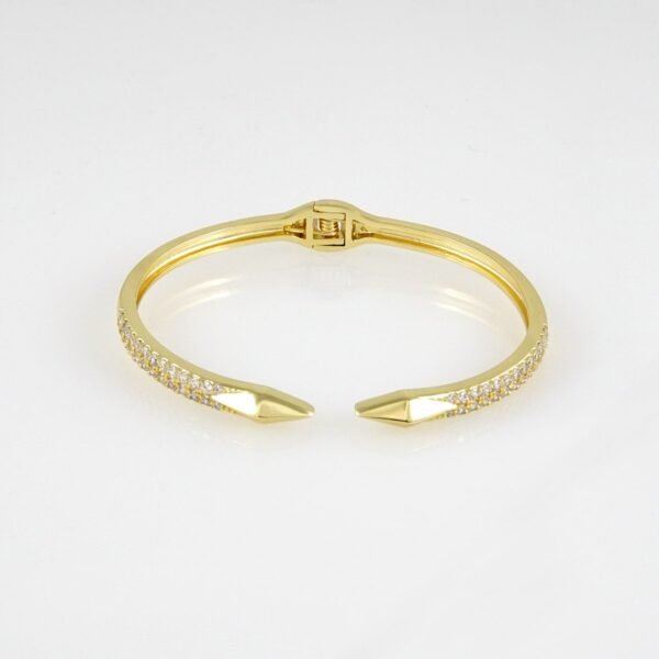 Bangles Woman/ Pulsos Damas/ Zircon Stone/ 14K Real Color// P0127 - Image 2