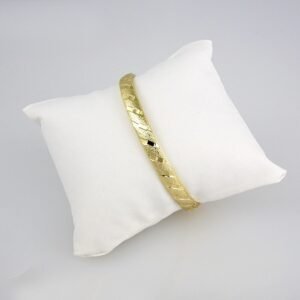 Bangles Woman/ Pulsos Damas/  Zircon Stone/  14K Real Color// P0133