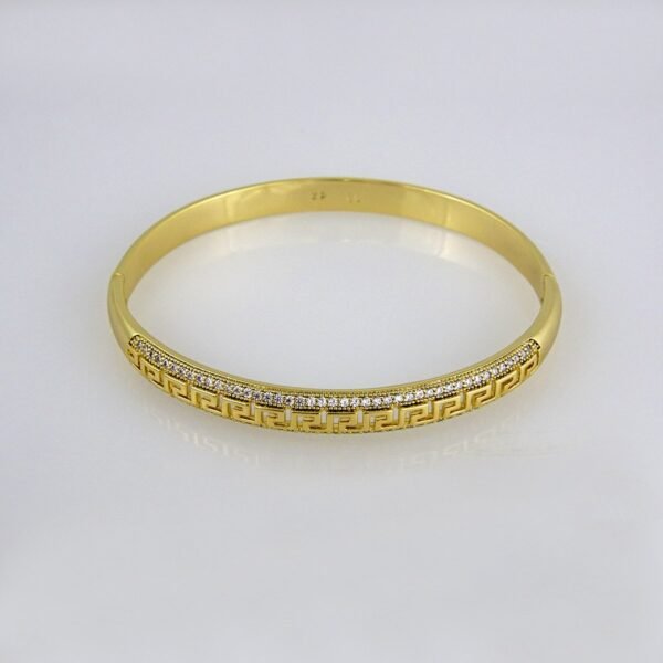 Bangles Woman/ Pulsos Damas/  Zircon Stone/  14K Real Color// P0134 - Image 2