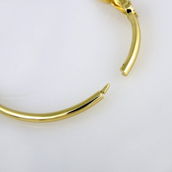 Bangles Woman/ Pulsos Damas/  Zircon Stone/  14K Real Color// P0135 - Image 3