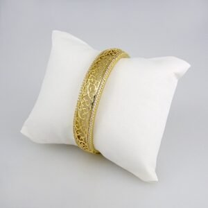 Bangles Woman/ Pulsos Damas/  Zircon Stone/  14K Real Color// P0137