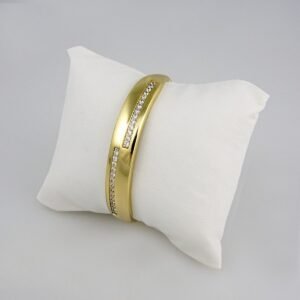 Bangles Woman/ Pulsos Damas/  Zircon Stone/  14K Real Color// P0138