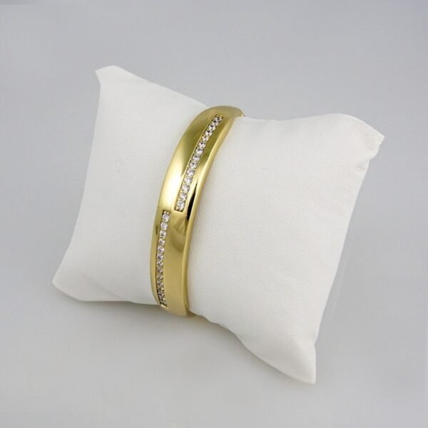 Bangles Woman/ Pulsos Damas/  Zircon Stone/  14K Real Color// P0138