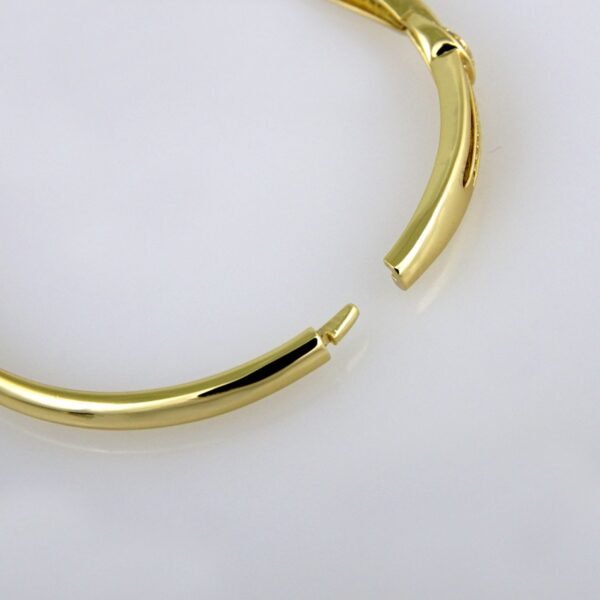 Bangles Woman/ Pulsos Damas/  Zircon Stone/  14K Real Color// P0140 - Image 3