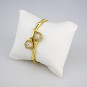 Bangles Woman/ Pulsos Dama/ Zircon Stone// P0143