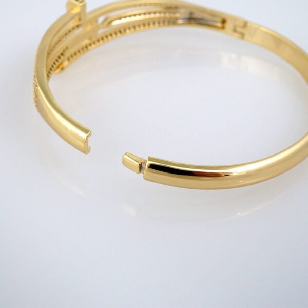 Bangles Woman/ Pulsos Dama/ Zircon Stone/ 14K Real Color// P0193 - Image 3