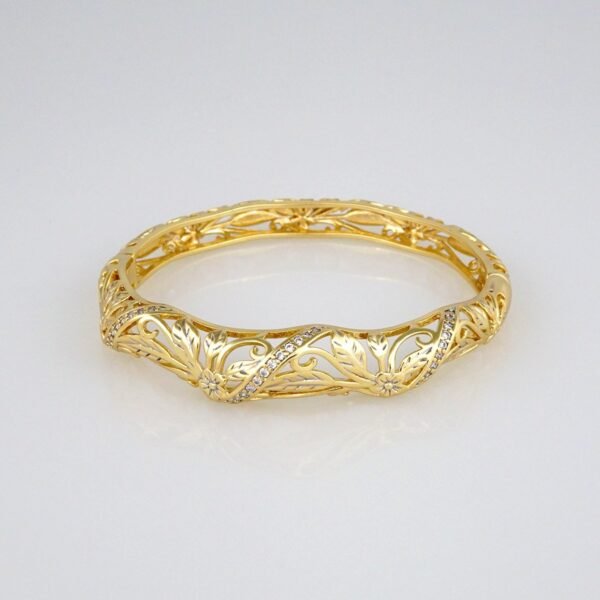 Bangles Woman/ Pulsos Dama/  Zircon Stone/  14K Real Color// P166 - Image 2