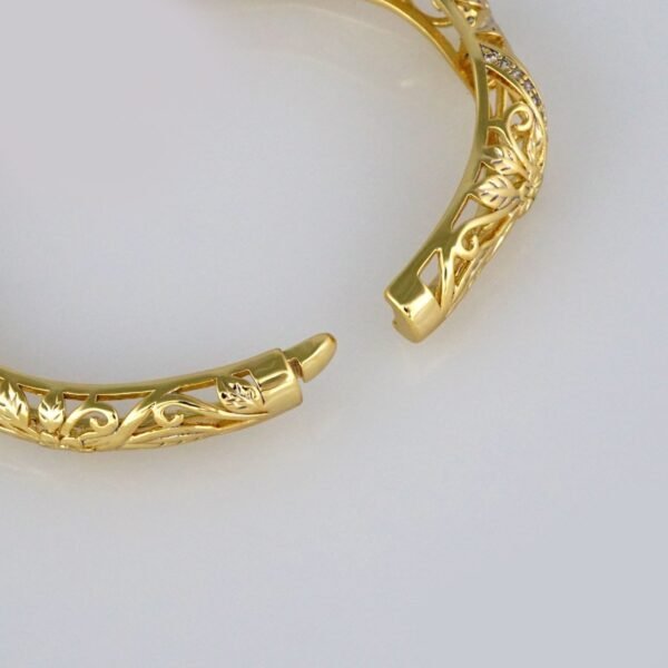 Bangles Woman/ Pulsos Dama/  Zircon Stone/  14K Real Color// P166 - Image 3