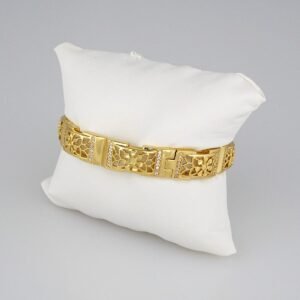 Bangles Woman/ Pulsos Dama/  Zircon Stone/  14K Real Color// P167