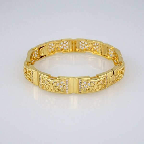 Bangles Woman/ Pulsos Dama/  Zircon Stone/  14K Real Color// P167 - Image 2