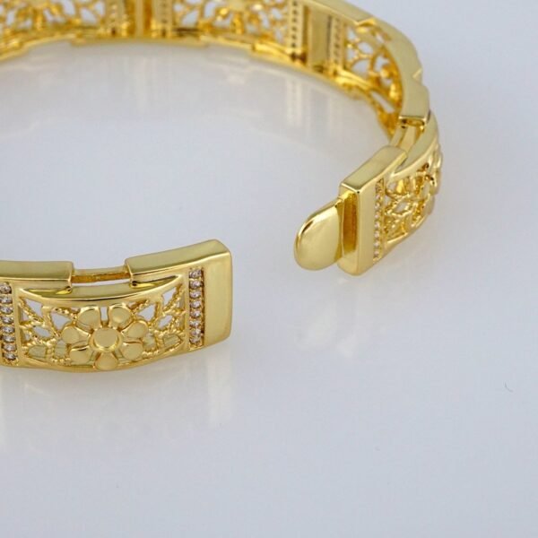Bangles Woman/ Pulsos Dama/  Zircon Stone/  14K Real Color// P167 - Image 3
