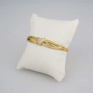 Bangles Woman/ Pulsos Dama/ Zircon Stone/ 14K Real Color// P169