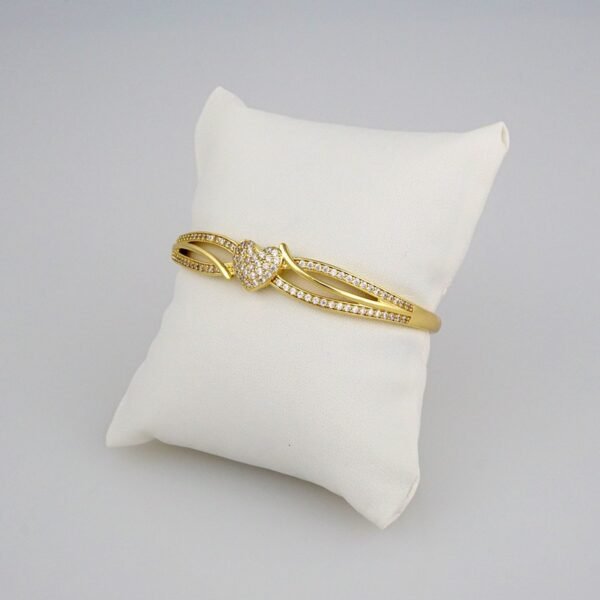 Bangles Woman/ Pulsos Dama/ Zircon Stone/ 14K Real Color// P169