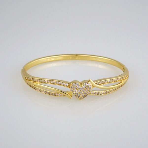 Bangles Woman/ Pulsos Dama/ Zircon Stone/ 14K Real Color// P169 - Image 2