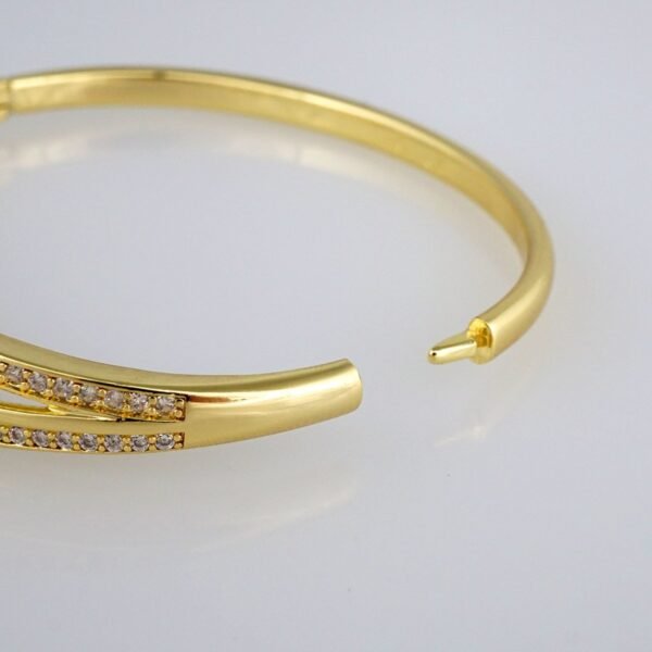 Bangles Woman/ Pulsos Dama/ Zircon Stone/ 14K Real Color// P169 - Image 3