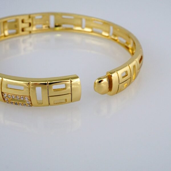 Bangles Woman/ Pulsos Dama/  Zircon Stone/  14K Real Color// P172 - Image 3