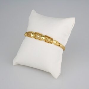 Bangles Woman/ Pulsos Dama/  Plain/  14K Real Color// P173