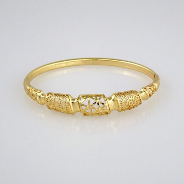 Bangles Woman/ Pulsos Dama/  Plain/  14K Real Color// P173 - Image 2