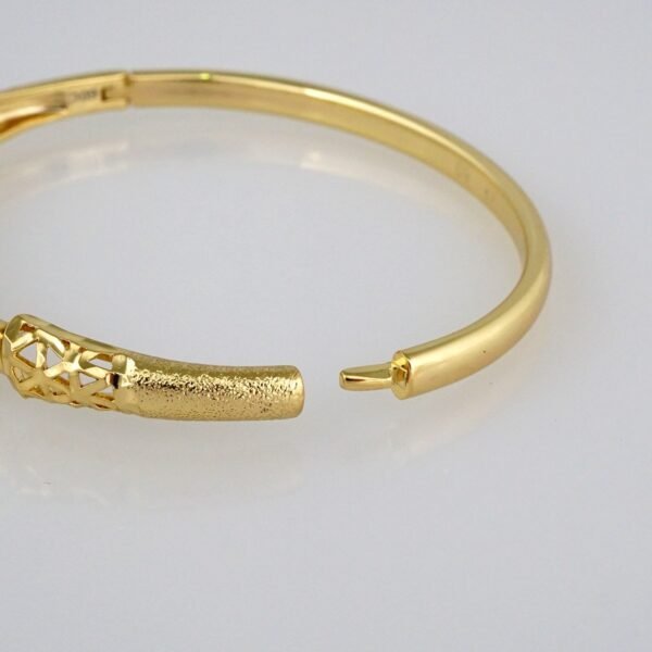 Bangles Woman/ Pulsos Dama/  Plain/  14K Real Color// P173 - Image 3