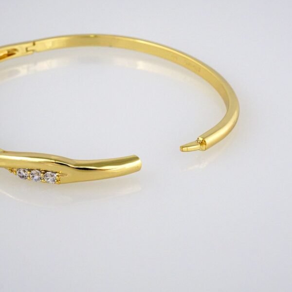 Bangles Woman/ Pulsos Dama/  Zircon Stone/  14K Real Color// P175 - Image 3
