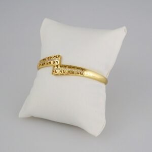 Bangles Woman/ Pulsos Dama/  Zircon Stone/  14K Real Color// P176