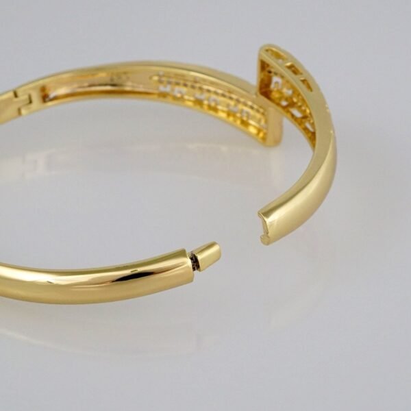 Bangles Woman/ Pulsos Dama/  Zircon Stone/  14K Real Color// P176 - Image 3