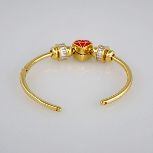 Bangles Woman/ Pulsos Dama/  Zircon Stone/  14K Real Color// P179 - Image 2