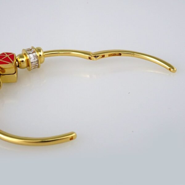 Bangles Woman/ Pulsos Dama/  Zircon Stone/  14K Real Color// P179 - Image 3