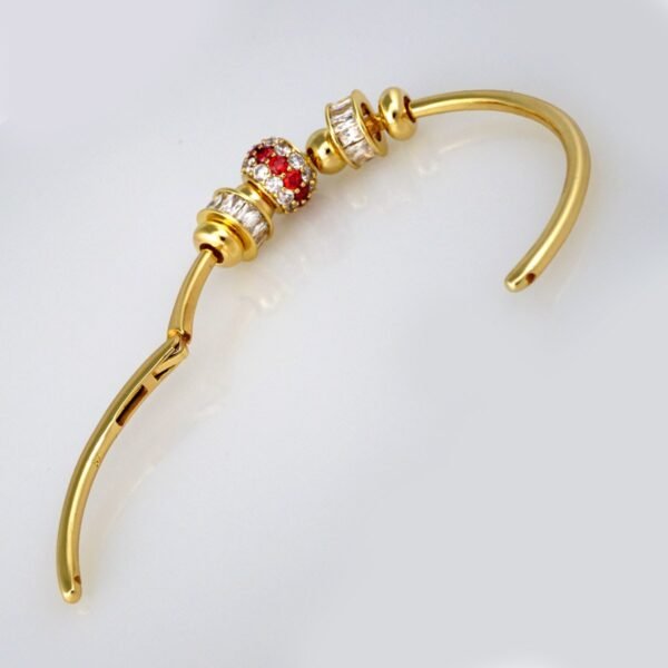 Bangles Woman/ Pulsos Dama/  Zircon Stone/  14K Real Color// P182 - Image 3